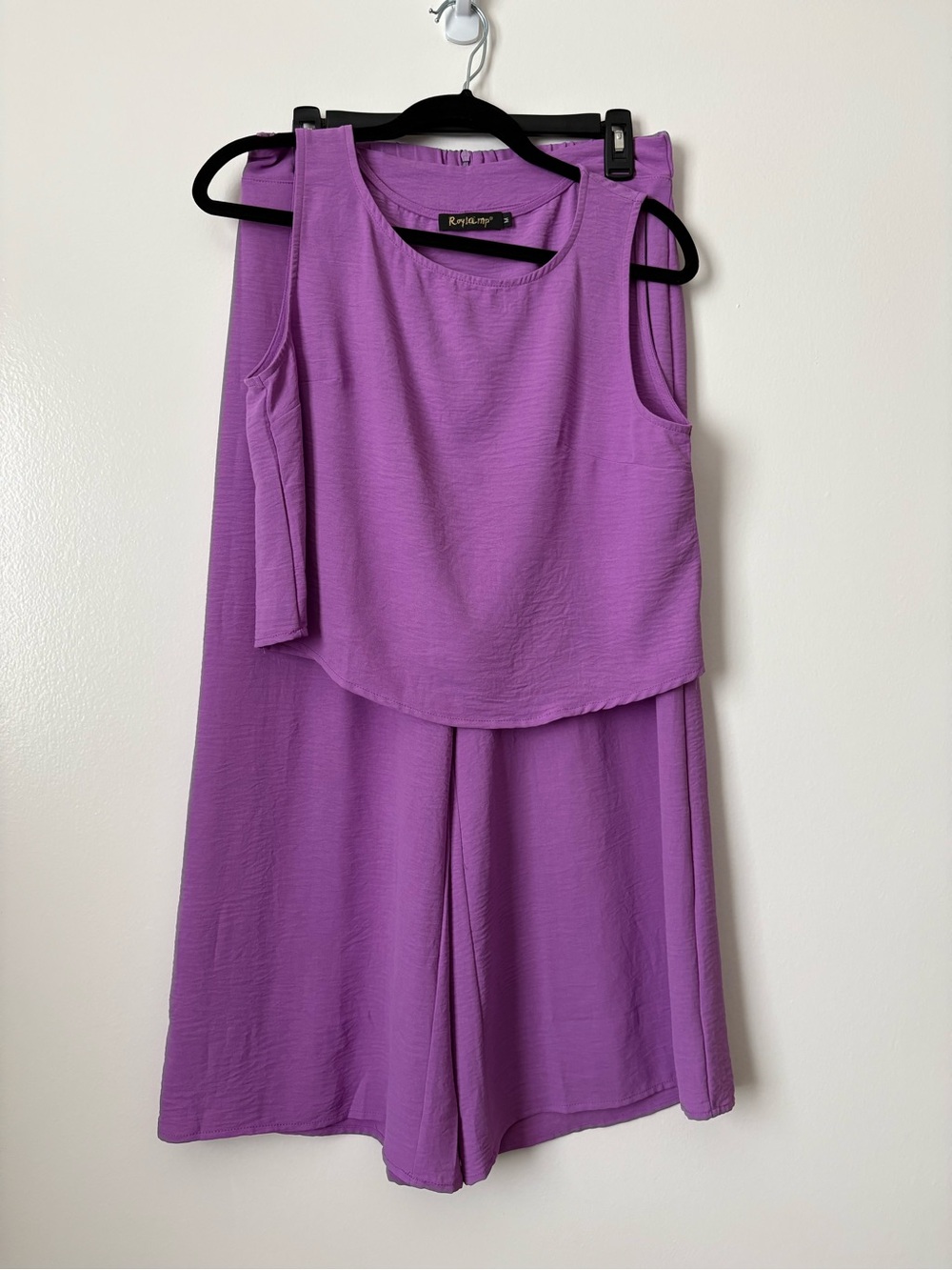 Roy & Lamp Purple Top - Bright Lilac Tee